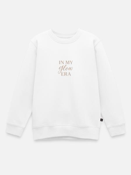 In meiner Glow-Ära - Kinder Premium Organic Sweatshirt - Weiß