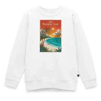 Là où les rêves rencontrent la réalité - Sweat Premium enfant bio - blanc - Devant - AI Model Kid Male (0cm)