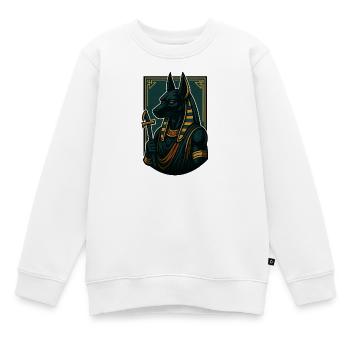 Anubis - Sweat Premium enfant bio - blanc - Devant - AI Model Kid Male (0cm)