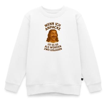 Conception de la résolution - Sweat Premium enfant bio - blanc - Devant - AI Model Kid Male (0cm)
