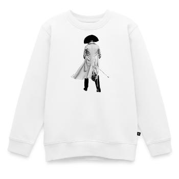 Olli - mein Kaiser - Kinder Premium Organic Sweatshirt - Weiß - Vorne - AI Model Kid Male (0cm)