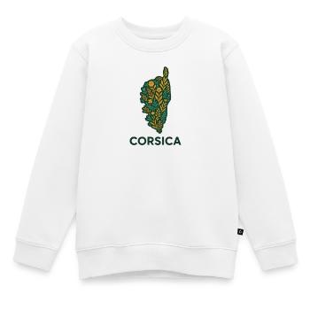 Corsica Immortelle - Kinder Premium Organic Sweatshirt - Weiß - Vorne - AI Model Kid Male (0cm)