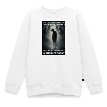 Geister der Vergangenheit - Unsichtbar im Jetzt - Kinder Premium Organic Sweatshirt - Weiß - Vorne - AI Model Kid Male (0cm)