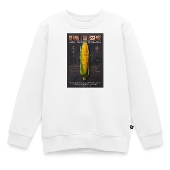 Essence du noyau : Origine & Forme - Sweat Premium enfant bio - blanc - Devant - AI Model Kid Male (0cm)