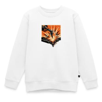 Schweißer Funken Metall Industrie Arbeit Stolz - Kinder Premium Organic Sweatshirt - Weiß - Vorne - AI Model Kid Male (0cm)
