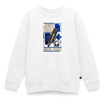 JUST ONE MORE TAKE - Sweat Premium enfant bio - blanc - Devant - AI Model Kid Male (0cm)