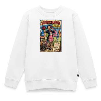 Schürzenjäger – Charmant auf Komplimentenjagd - Kinder Premium Organic Sweatshirt - Weiß - Vorne - AI Model Kid Male (0cm)