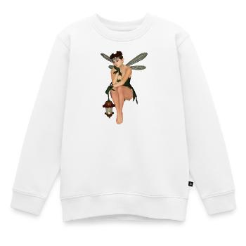 ELFE - Sweat Premium enfant bio - blanc - Devant - AI Model Kid Male (0cm)