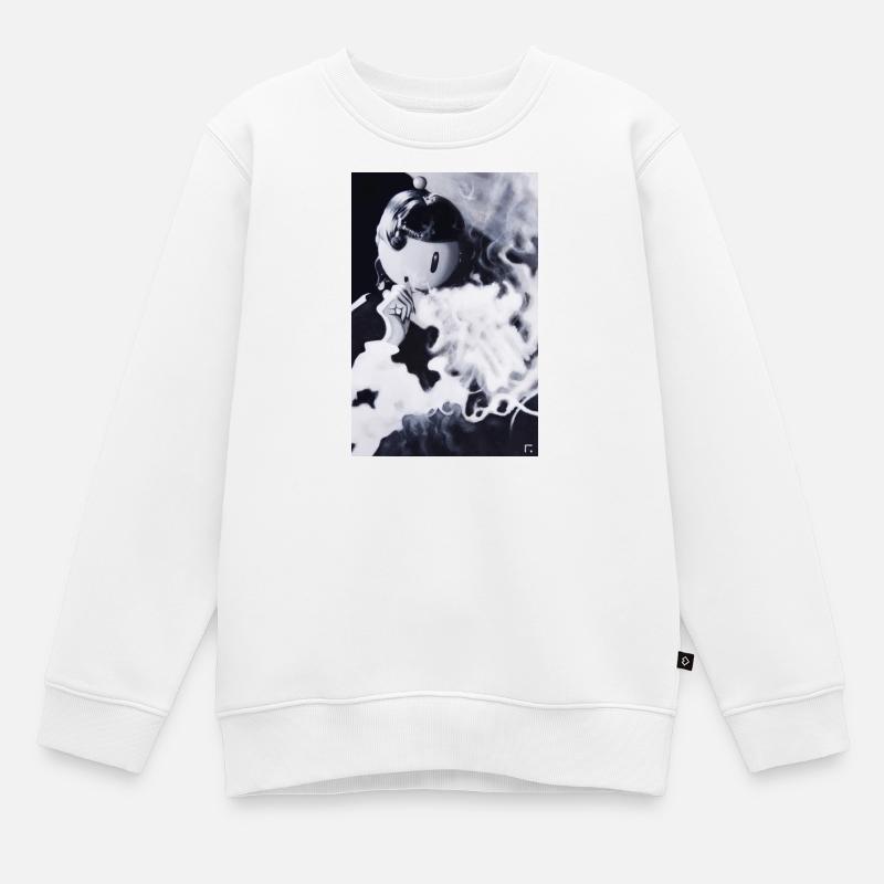 rachel - Sweat Premium enfant bio - blanc