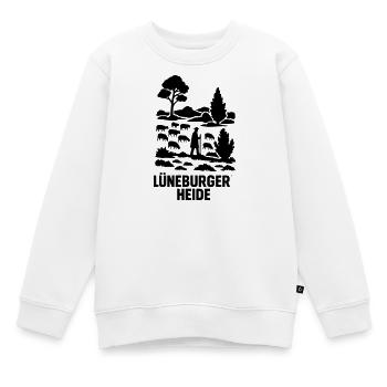 Lüneburger Heide Schäfer Heidschnucken Idylle - Kinder Premium Organic Sweatshirt - Weiß - Vorne - AI Model Kid Male (0cm)