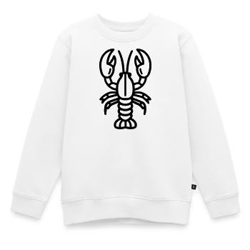 Homard - Sweat Premium enfant bio - blanc - Devant - AI Model Kid Male (0cm)