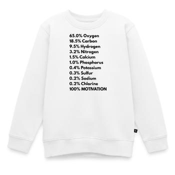 Menschlicher Körper - Kinder Premium Organic Sweatshirt - Weiß - Vorne - AI Model Kid Male (0cm)