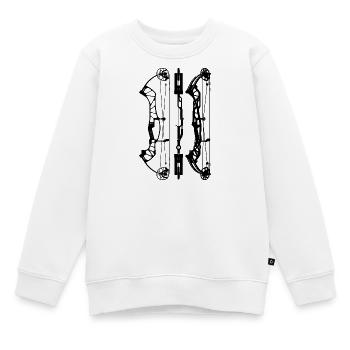 HoytConceptFX_Plans - Kids Premium Organic Sweatshirt - white - Front - AI Model Kid Male (0cm)