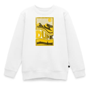 Wüstenlandschaft mit Sonnen und Dünen - Kinder Premium Organic Sweatshirt - Weiß - Vorne - AI Model Kid Male (0cm)