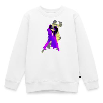 Danseurs de tango argentin - Sweat Premium enfant bio - blanc - Devant - AI Model Kid Male (0cm)