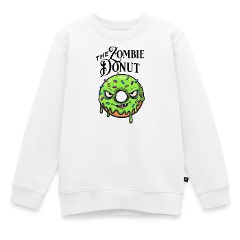 Zombie donut - Sweat Premium enfant bio - blanc - Devant - AI Model Kid Male (0cm)