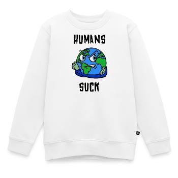 Mutter Erde Statement Erderwärmung Klimaschutz - Kinder Premium Organic Sweatshirt - Weiß - Vorne - AI Model Kid Male (0cm)