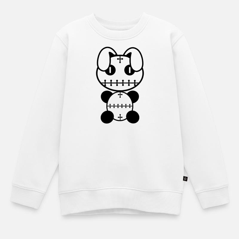 Plush : Muty - Sweat Premium enfant bio - blanc