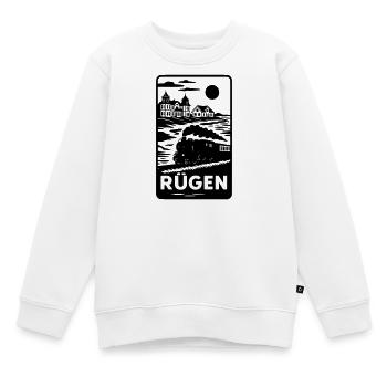 Rügen Insel Urlaub Erholung - Kinder Premium Organic Sweatshirt - Weiß - Vorne - AI Model Kid Male (0cm)