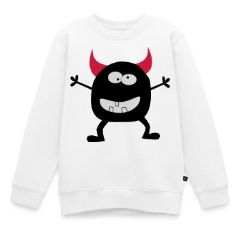 Teufelchen - Kinder Premium Organic Sweatshirt - Weiß - Vorne - AI Model Kid Male (0cm)