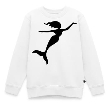 Meerjungfrau - Kinder Premium Organic Sweatshirt - Weiß - Vorne - AI Model Kid Male (0cm)