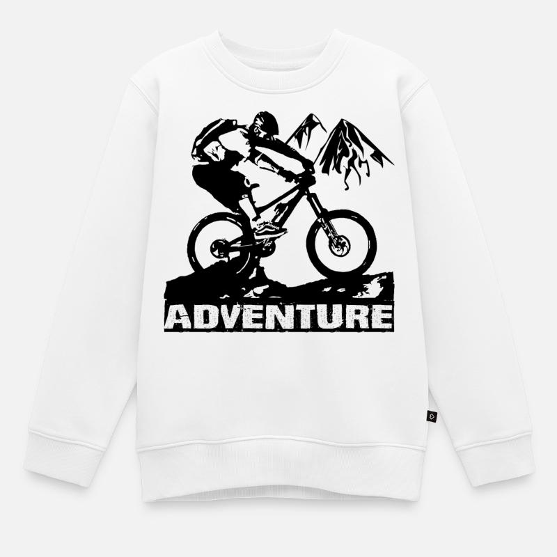 MTB - Sweat Premium enfant bio - blanc