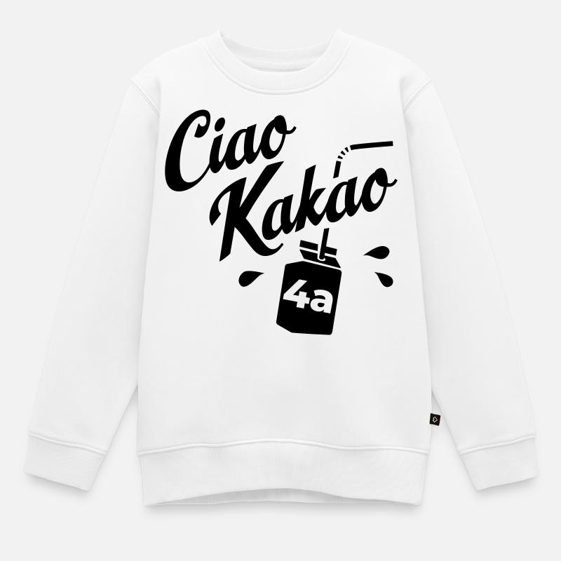 Graduating class 4a - Kids Premium Organic Sweatshirt - white
