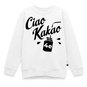 Graduating class 4e - Kids Premium Organic Sweatshirt - white - Front - AI Model Kid Male (0cm)