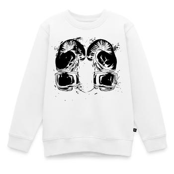 Gants de kickboxing - Sweat Premium enfant bio - blanc - Devant - AI Model Kid Male (0cm)