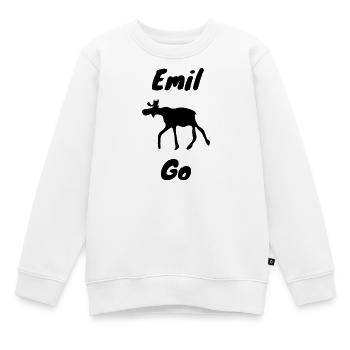 Emil der Elch - Kinder Premium Organic Sweatshirt - Weiß - Vorne - AI Model Kid Male (0cm)