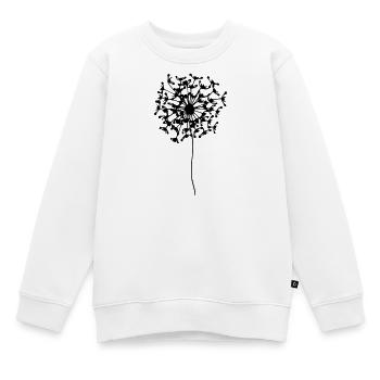 MARLA Puste-Bobby - by heavenlygoods DESIGN - Kinder Premium Organic Sweatshirt - Weiß - Vorne - AI Model Kid Male (0cm)
