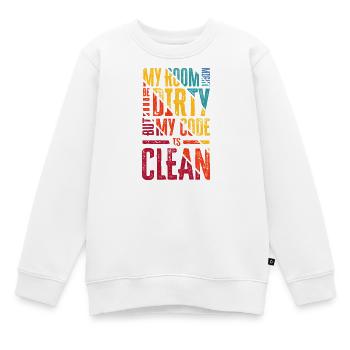 Lustiger Softwareingenieur und Programmierer - Kinder Premium Organic Sweatshirt - Weiß - Vorne - AI Model Kid Male (0cm)