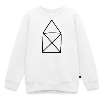 Das Haus vom Nikolaus - Kinder Premium Organic Sweatshirt - Weiß - Vorne - AI Model Kid Male (0cm)