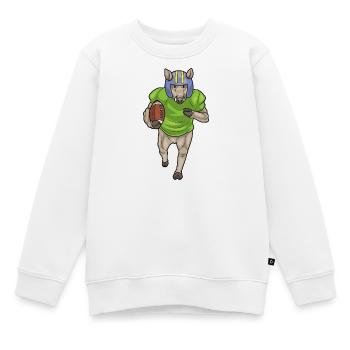 Eber American Football Sport - Kinder Premium Organic Sweatshirt - Weiß - Vorne - AI Model Kid Male (0cm)