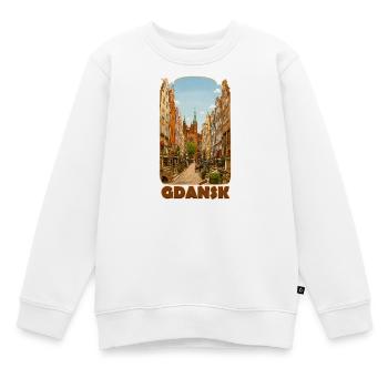 Danzig Gdansk Altstadt - Kinder Premium Organic Sweatshirt - Weiß - Vorne - AI Model Kid Male (0cm)