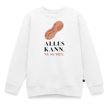 Alles kann Nuss Mix - Kinder Premium Organic Sweatshirt - Weiß - Vorne - AI Model Kid Male (0cm)