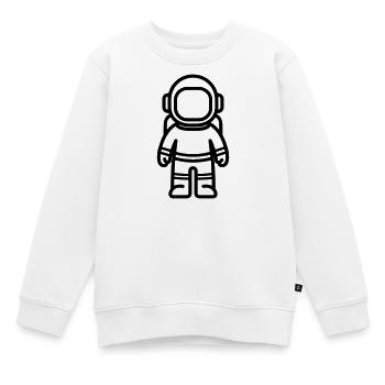 Astronaut - Kinder Premium Organic Sweatshirt - Weiß - Vorne - AI Model Kid Male (0cm)