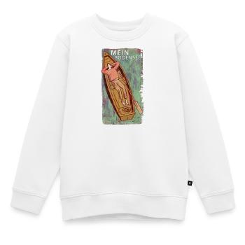 Bodensee - Kinder Premium Organic Sweatshirt - Weiß - Vorne - AI Model Kid Male (0cm)