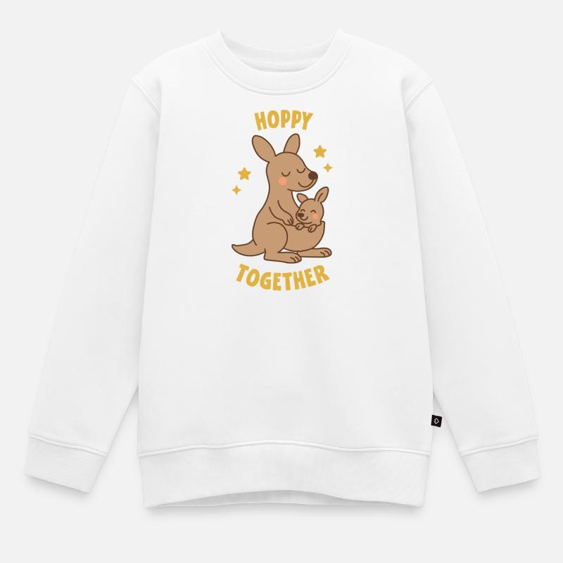 S’empaqueter ensemble - Sweat Premium enfant bio - blanc
