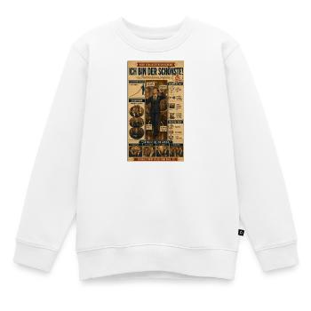 Ich bin der Schönste – Krone inklusive - Kinder Premium Organic Sweatshirt - Weiß - Vorne - AI Model Kid Male (0cm)