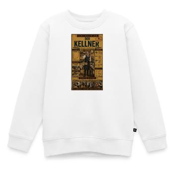 Der Kellner – er rettet den Abend - Kinder Premium Organic Sweatshirt - Weiß - Vorne - AI Model Kid Male (0cm)