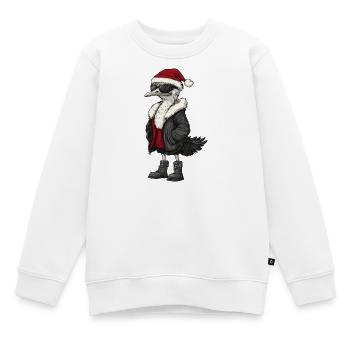 Strauß Weihnachten Winter - Kinder Premium Organic Sweatshirt - Weiß - Vorne - AI Model Kid Male (0cm)
