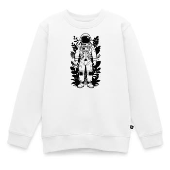 Astronaut - Kinder Premium Organic Sweatshirt - Weiß - Vorne - AI Model Kid Male (0cm)