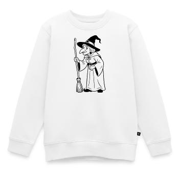 Hexe - Kinder Premium Organic Sweatshirt - Weiß - Vorne - AI Model Kid Male (0cm)