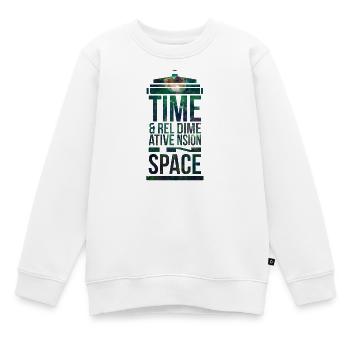 TARDIS - Sweat Premium enfant bio - blanc - Devant - AI Model Kid Male (0cm)