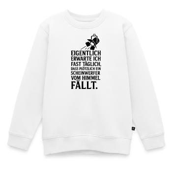 scheinwerfer vom himmel  - Kinder Premium Organic Sweatshirt - Weiß - Vorne - AI Model Kid Male (0cm)