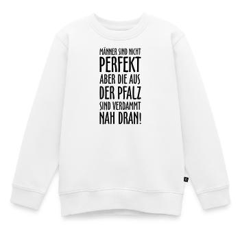 Pfälzer Männer aus der Pfalz - Kinder Premium Organic Sweatshirt - Weiß - Vorne - AI Model Kid Male (0cm)