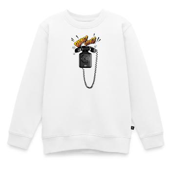 Telefon ohne Touch-Screen - Kinder Premium Organic Sweatshirt - Weiß - Vorne - AI Model Kid Male (0cm)