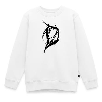 D - Kinder Premium Organic Sweatshirt - Weiß - Vorne - AI Model Kid Male (0cm)