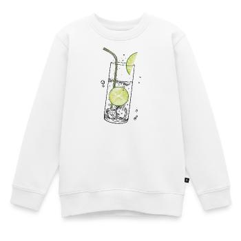 Limetten Limonade Sommer Limo - Kinder Premium Organic Sweatshirt - Weiß - Vorne - AI Model Kid Male (0cm)